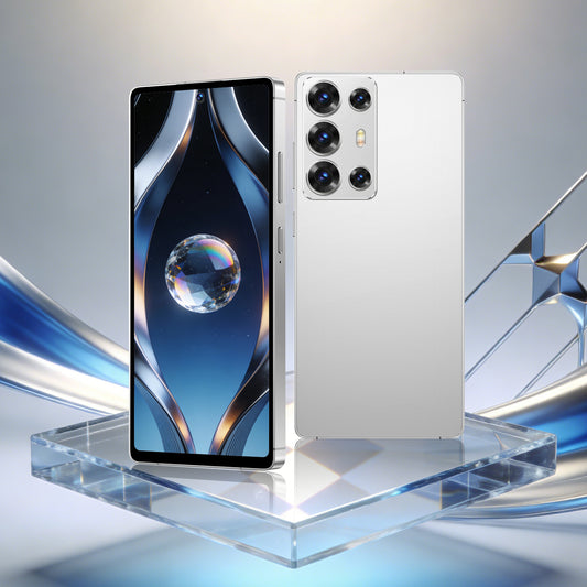 The New S25 Ultra for 2026 Unlocks Android Phones, 12GB+256GB Storage Space, Equipped with 6.8-inch and 3.0-inch Options, Compatible with All Operators, Built-in Stylus, Type-C Fast Charging, Comes with Headphones, Data Cable