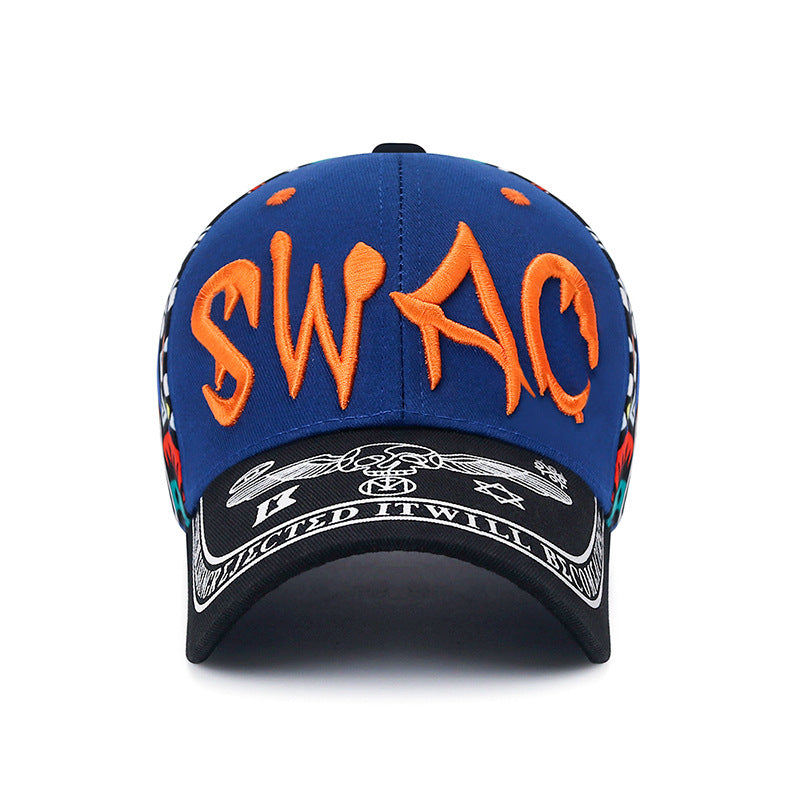 Korean-style Baseball Cap | Casual Fashion Letter Embroidery, Outdoor, Breathable Adjustable Unisex Snapback Cap for Men and Women