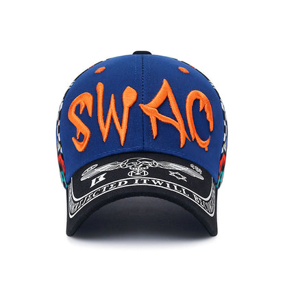 Korean-style Baseball Cap | Casual Fashion Letter Embroidery, Outdoor, Breathable Adjustable Unisex Snapback Cap for Men and Women