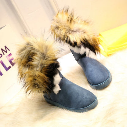 Women'S Plus Size & Wide Width Genuine Snow Boots - Ultra-Warm Thermal Insulated Winter Boots with Lining, Heavy Duty Cold Weather Traction, Cozy Round Toe & Arch Support, Durable Synthetic Upper & EVA Cushioned Insole for Ic