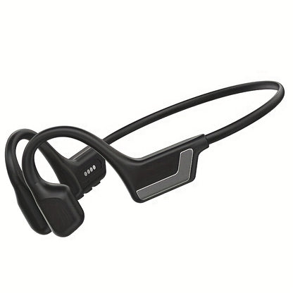 s850 Wireless Bone Conduction Headphones - 10 Hours Playtime, IPX8 High Quality, 23g Lightweight Design, Open-Ear, Bone Conduction Sports Headphones, Sweatproof for Swimming, Cycling, Running, Fitness and Travel - Perfect Gif