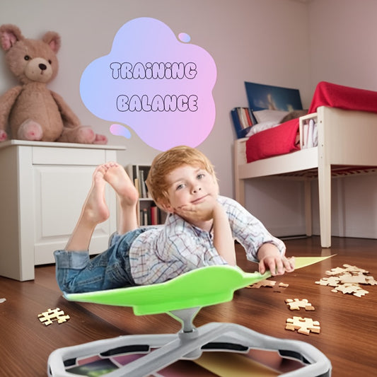 Four seasons available Sensory Swivel Chair Balance Rhythm Kids Sensory Swivel Chair - Comfortable Rotating Seat for Children with Autism, Perfect for Home Use | Sensory Swivel Chair for Kids - Comfortable Rotating Seat for H