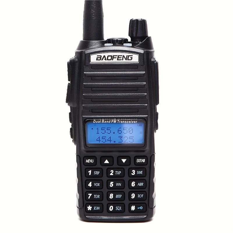 1pc Baofeng 5/8w Walkie Talkie Dual Band Ham Radio CB Amateur Portable Two Way Radio, Long Range UV-82 UHF VHF, Emergency Radio, Longrange Communication, Handheld Radio, Lightweight Radio, Sturdy Build, Reliable Performance,