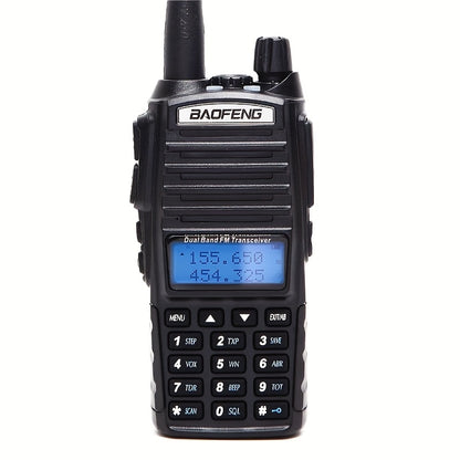 1pc Baofeng 5/8w Walkie Talkie Dual Band Ham Radio CB Amateur Portable Two Way Radio, Long Range UV-82 UHF VHF, Emergency Radio, Longrange Communication, Handheld Radio, Lightweight Radio, Sturdy Build, Reliable Performance,
