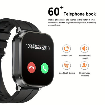 NEW Smart Watch 2025, Smartwatch with Earbuds, Earphones and Watches 2-in-1, Message Reminder, Wireless Calling, Indoor and Outdoor Sports Tracker, Alarm Clock, Stopwatch, Calculator, Voice Assistant, Smart Watches for Androi