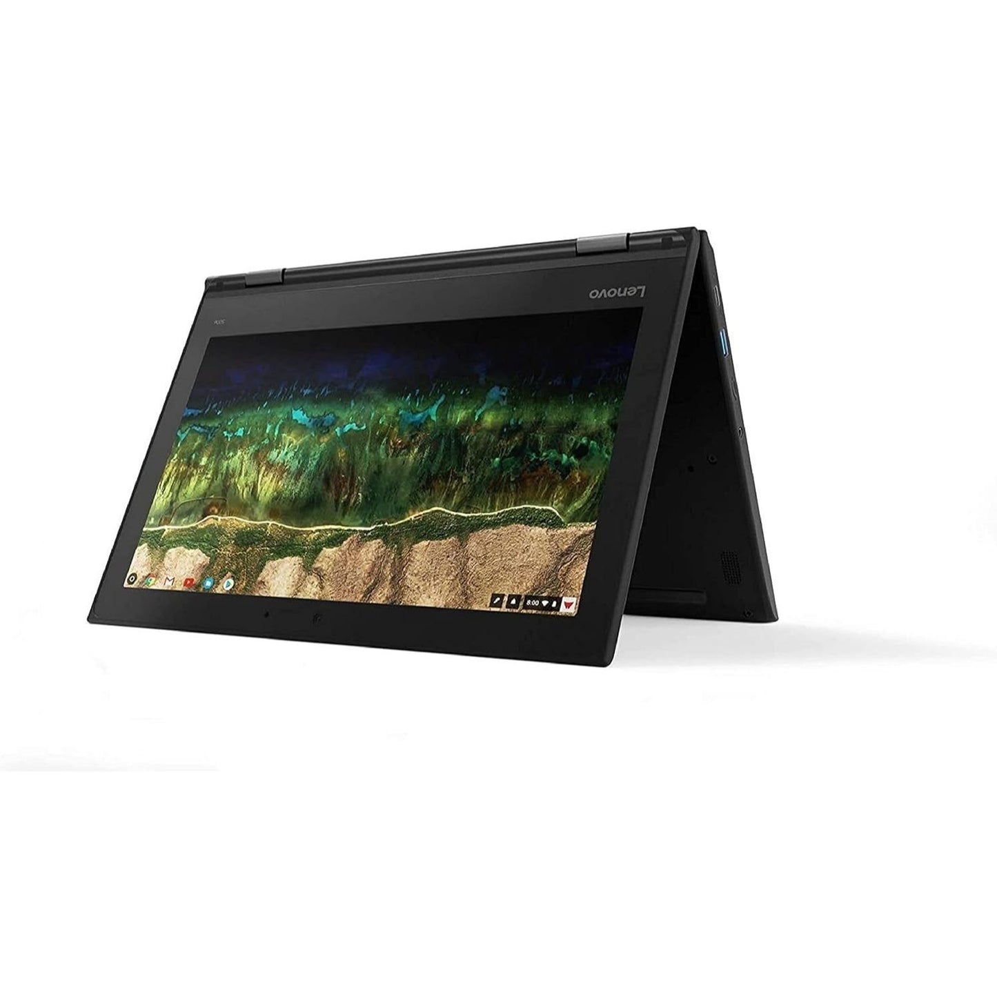 Lenovo 500e Chromebook 2-in-1 Laptop, 11.6in HD Touch, Intel Celeron N3450, 4 GB RAM, 32GB eMMC Drive, Webcam, Chrome OS Refurbished