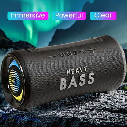 BASS-32 Party Wireless Speaker | 40W Heavy Bass Subwoofer, 360° Sound & RGB Lights, Portable, Tabletop, Button Control, Surround Sound, 6.1 Channel Configuration, USB Type-C Charging