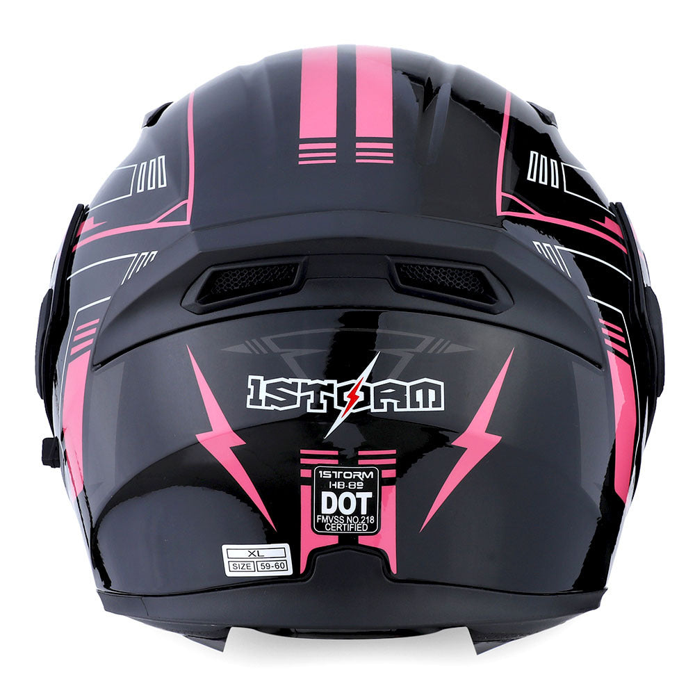 MOTORCYCLE MODULAR FULL FACE HELMET FLIP UP DUAL VISOR HELMET