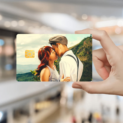 8/16pcs, Custom Credit Card PVC Stickers - Scratch-Resistant Debit Card Decals, Custom Size High Quality Bank Card Skins with Fade-Proof Coating