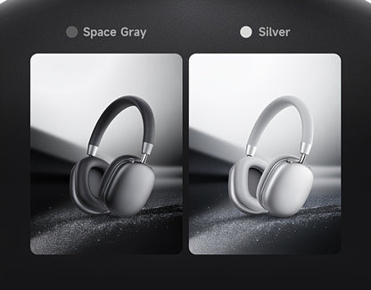 Picun F5 Hybrid ANC Wireless Headphones with 45dB Noise Cancellation, Wireless 5.4 Low-Latency, Spatial Audio, Hybrid ANC/Passive Mode, -C/, Compatible with PC/Laptop/Tablet/Skiing Headphones, 3.5mm Cable & Built-in Mic