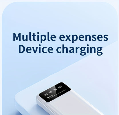 65000mAh High-capacity Portable Power Bank, Portable USB Charger, for iphone17/ 16/ 15/ 14/ 13/ 12/ 11/ XS, Portable Charger with LED Power Display Outdoor Travel Emergency Backup Power Bank, Best Gift for Halloween And Chris