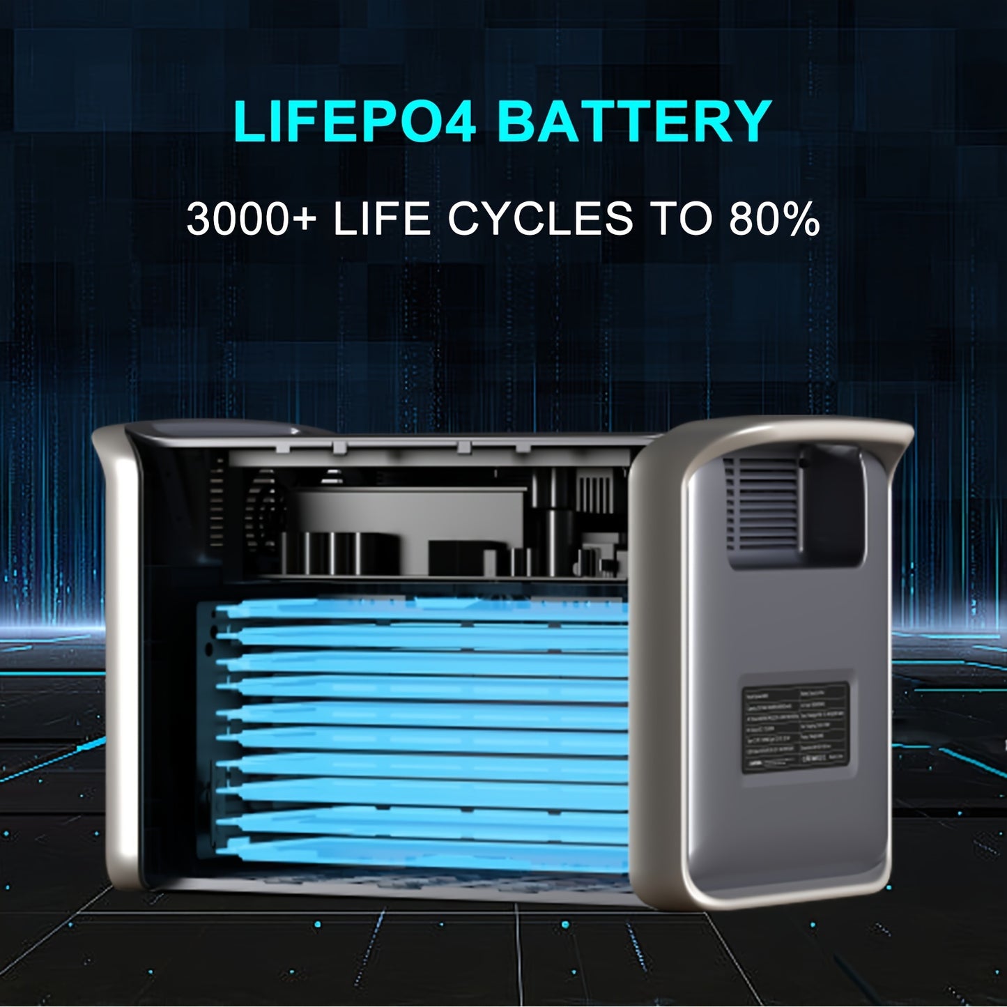 CTOLITY AP2000 2400W Solar-Powered Portable Power Station | 2048Wh LiFePO4 Battery, 2x200W Solar Panels, 110V Pure Sine Wave AC Outlets | Compact & Durable Design for Camping, RV, Hunting, CPAP, Outdoor Emergencies, Hunting P