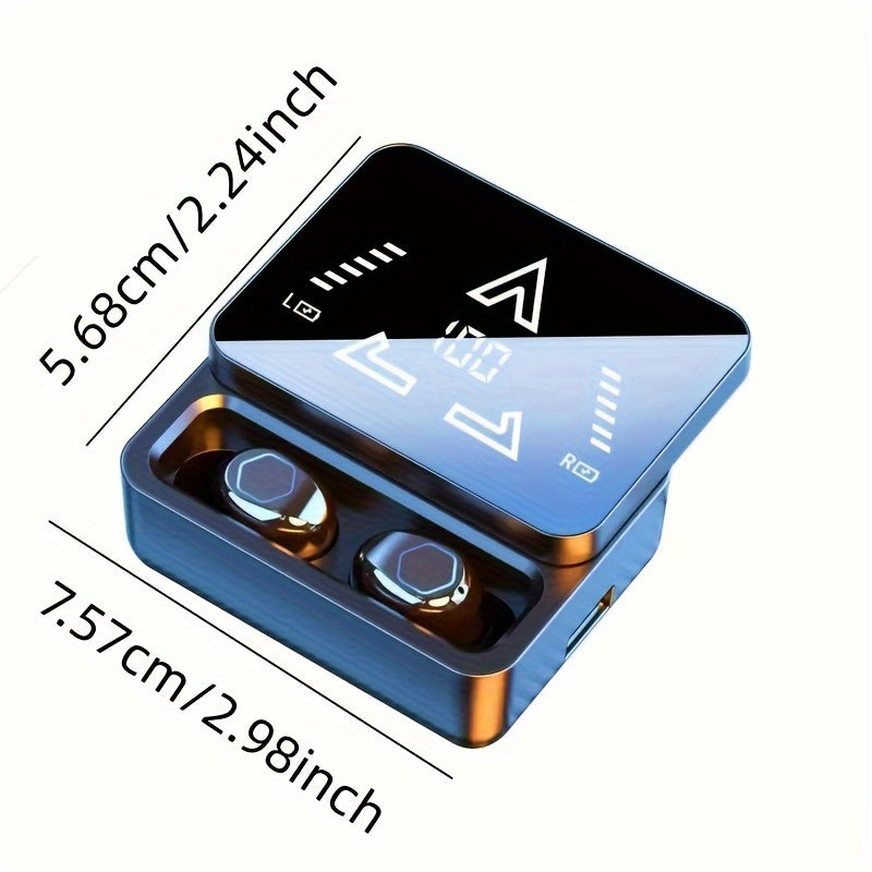 144 Languages Wireless Translation Earbuds, 36-Hour Battery Life, Instant Translation Headphones for Travel, Business & Work with Noise-Canceling Microphone and LED Display, Stereo Sound, Perfect Christmas Gift For Couples