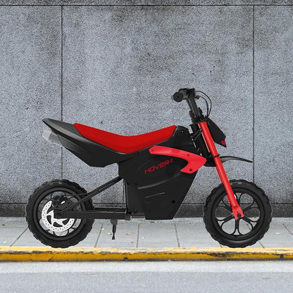 Hover-1 My First Dirt Bike for Kids - 300W Motor, 9MPH Max Speed, 9 Mile Range, 12" Off-Road Tires, 120LB Max Weight, Twist Grip Throttle & Rear Disc Brake Electric Dirt Bike for Kids Ages 5+ Years