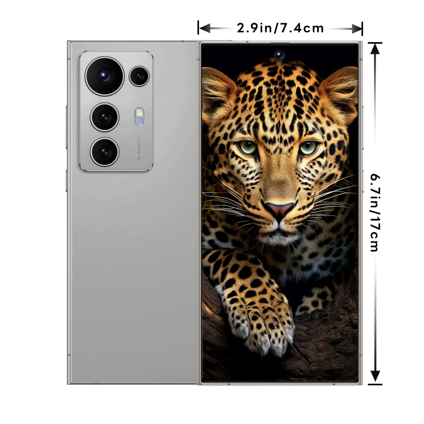 2026 New S25 Ultra Android Smartphone | 6.8-Inch 5G Unlocked Android 14 Smartphone with 12+512GB Storage Options, Facial Recognition, Phone Case, Screen Protector, Headphones, And Charging Cable | Ideal for Daily Use, Travel,