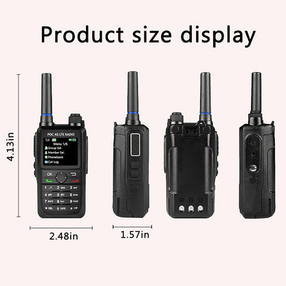 2pcs Global Walkie-Talkie Unlimited Range 4G PTT Two-Way Radio Long Range Portable Radio for Home And Work Teams (with SIM Card), Emergency Contact Device, Workplace Coordination Radio, Portable Two-Way Radio, Long Range Ptt