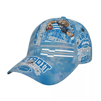 Detroit Football City Baseball Cap Adjustable In My Detroit Era Snapback Hat Cap Game Day for Women Men Fans Gift