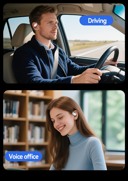 TWS Wireless Headphones with Noise Cancelling for Calls, Sports & Running In-Ear Design, Lightweight Touch Control, Long Battery Life, HIFI Sound, Compatible With Mobile Phones, Tablets, And Laptops With Charging Case
