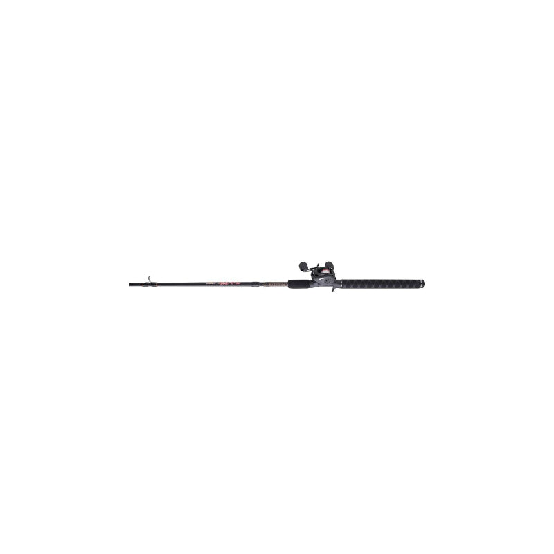 GX2 Low Profile Baitcast Reel & Heavy-Duty Fishing Rod Combo - Fast Action Heavy Power Casting System, Right-Hand Retrieve, Manual Non- Spinning Wheel Reel with Matching Rod for Bass, Pike, Trout, Salmon Fishing (Saltwater/R
