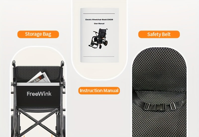 Foldable 28lbs Ultra-Light Carbon Fiber Electric Wheelchair No Setup Dual Lithium Battery 28 Miles Extended Range All-Terrain Flight Approved
