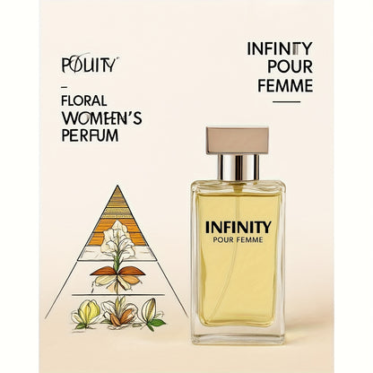 Eau de Parfum – Floral Women's Perfume – with Notes of Bergamot, White Lily, White Rose, Sandalwood & Amber – Long Lasting Fragrance