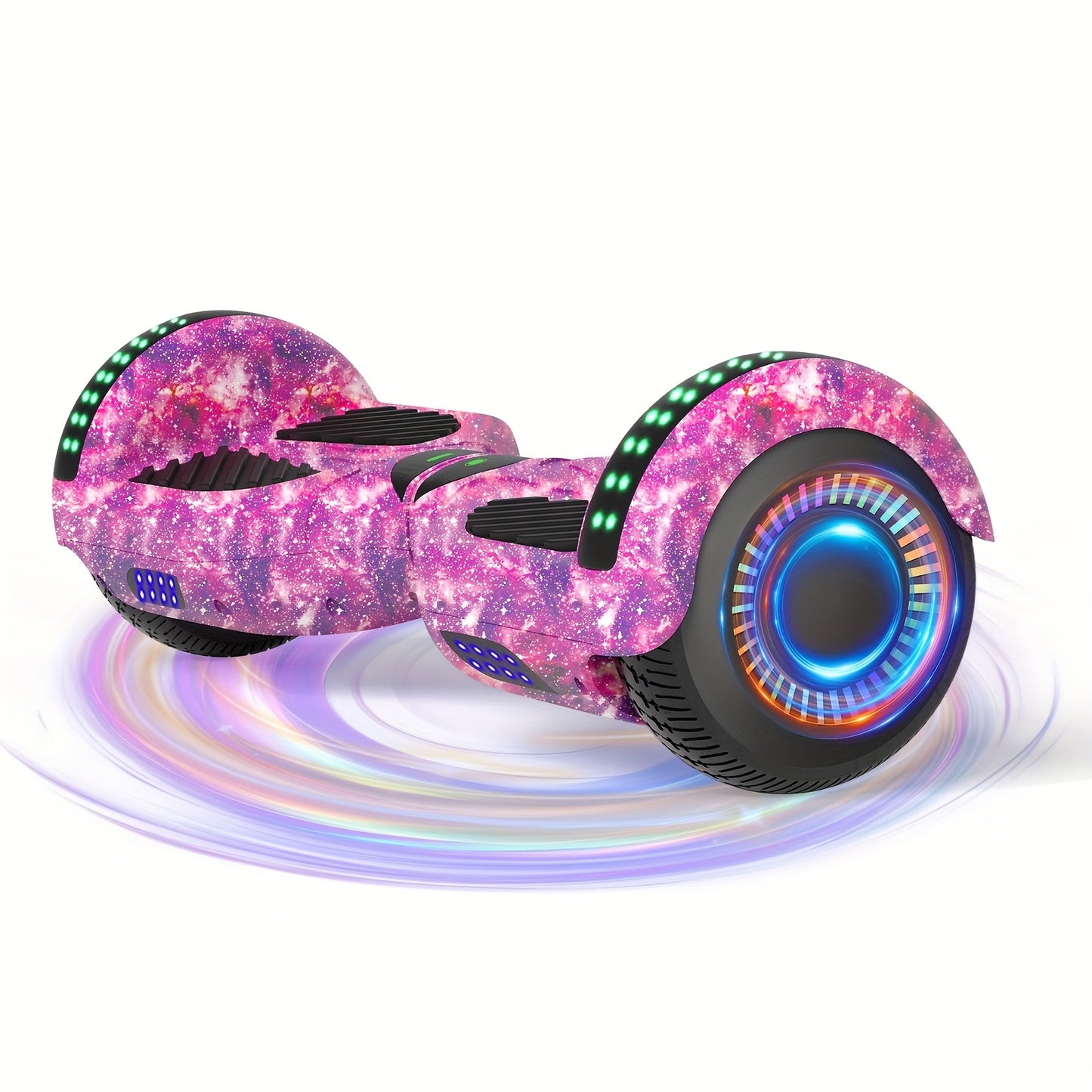 6.5" Hoverboard for Kids, LED Lights, Self-Balance Technology, Music Player, Gift for Children, Teenagers And Adults, Maximum Speed Up to 7.5mph, Maximum Range Of 7.5 Miles, 300W, Fun Ride, Urban Commuting, Sleek Design, Mode