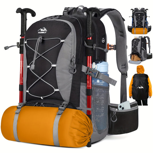 NUBILY 50L Hiking Backpack Camping Backpack for Men Women Lightweight HIking Daypack Outdoor Travel Daypack