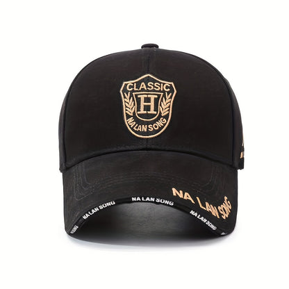 Women's Handmade 3D Embroidered Logo Baseball - Adjustable Snap Closure Sun Hat with Golden/Beige/Navy/Vibrant Color Threads, Lightweight All-Season Outdoor Fishing & Casual, Name/Text Embroidery (Grey/Black)