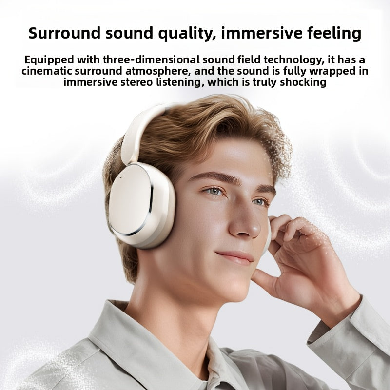 [ANC Wireless Headphones] Philips Wireless Bluetooth Headphones with ANC Hybrid Active Noise Cancelling | Over-Ear HiFi Surround Sound, 80 Hours Playtime, Five ENC Noise Cancelling, for iPhone and Android