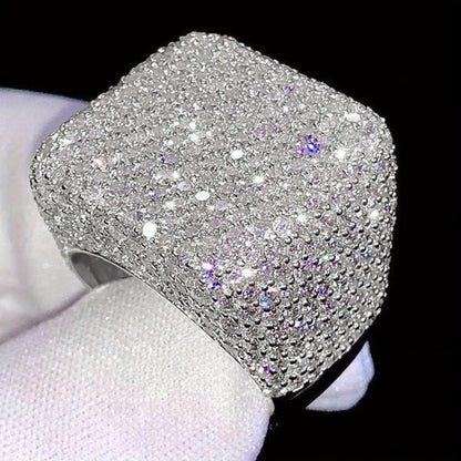 1pc Gorgeous Cubic Cubic zirconia Ring For Women For Wedding Engagement Party Jewelry Valentine'S Day GiftDesigner jewelry special offer jewelry for women High quality