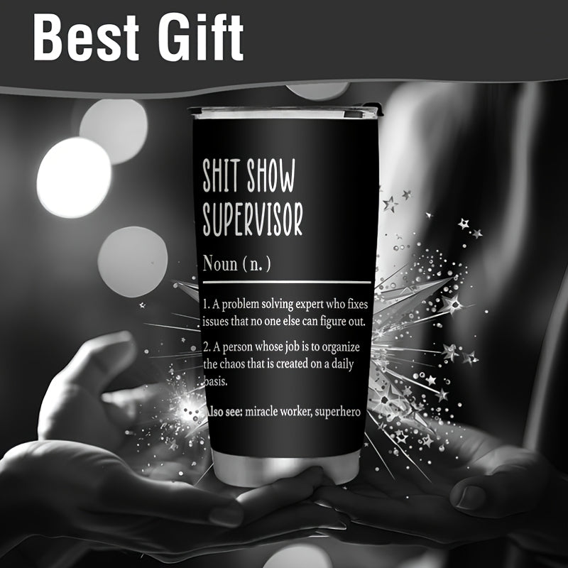 1pc Nurse-Themed 20oz Stainless Steel Tumbler - Double-Wall Vacuum Insulated Travel Mug with Print Cup, Hot/ for Nurses, Birthday & Valentine's/Mother's Day Gifts Suitable for Nurses, Healthcare Workers, Students