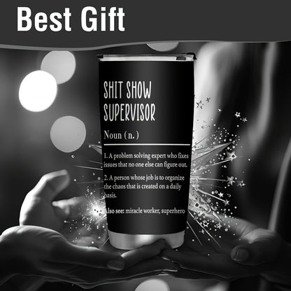 1pc Nurse-Themed 20oz Stainless Steel Tumbler - Double-Wall Vacuum Insulated Travel Mug with Print Cup, Hot/ for Nurses, Birthday & Valentine's/Mother's Day Gifts Suitable for Nurses, Healthcare Workers, Students