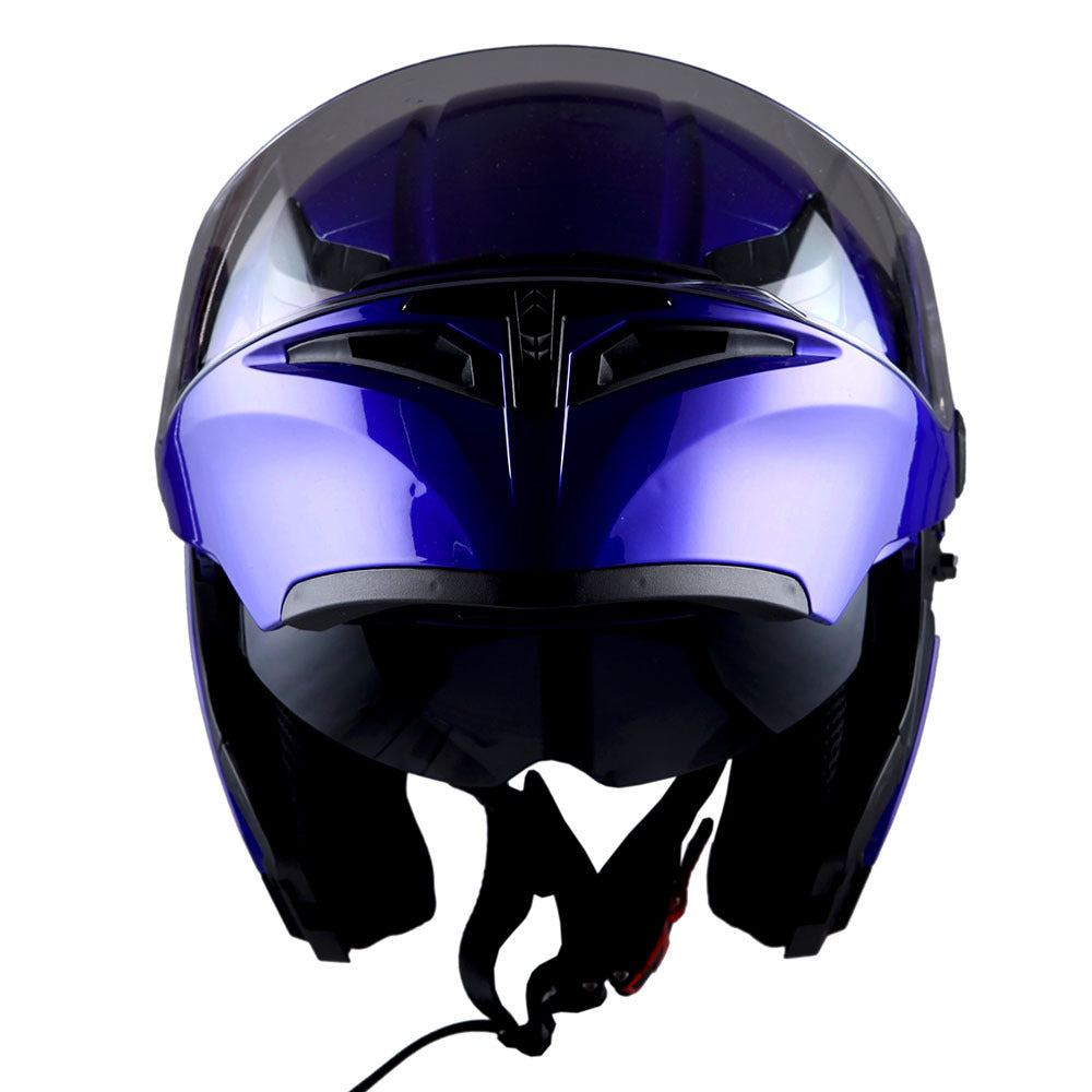 MOTORCYCLE MODULAR FULL FACE HELMET FLIP UP DUAL VISOR HELMET