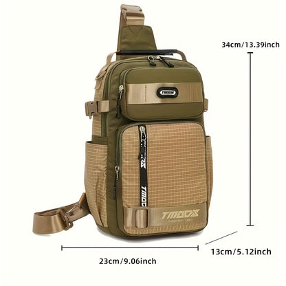 Unisex Fashion Anti-Theft Crossbody Bag - Lightweight Oxford Material, Secure Zip Closure, Adjustable Strap, Perfect for Travel & Everyday Use, Crossbody Ba