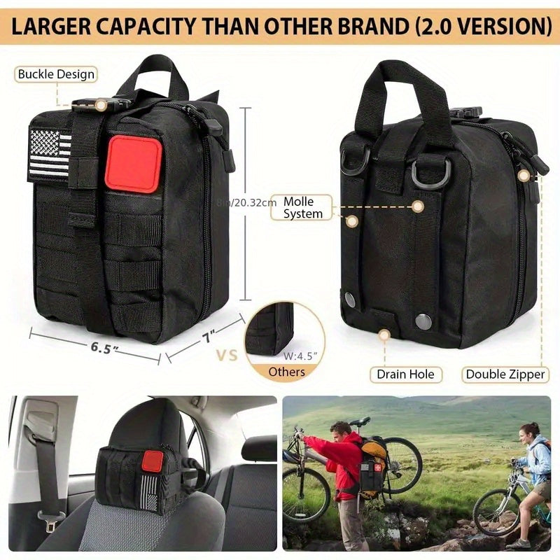 Luxury 250-Piece Survival Gear Kit - The Ultimate Outdoor Companion for Camping, Hiking & Emergency Preparedness Adventures | Perfect Unisex Men's and Women’s' Present with Earthquake Hunting First Aid Essentials