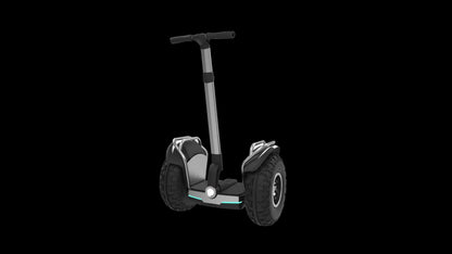Adult 60V Dual Motor Self Balancing Scooter - 50-Mile Range, 12.5 MPH Golf Cart with, Shockproof Suspension & Display, All-Terrain Rider for Golf Course, Hills & Rough Terrain - Heavy-Duty E-Scooter