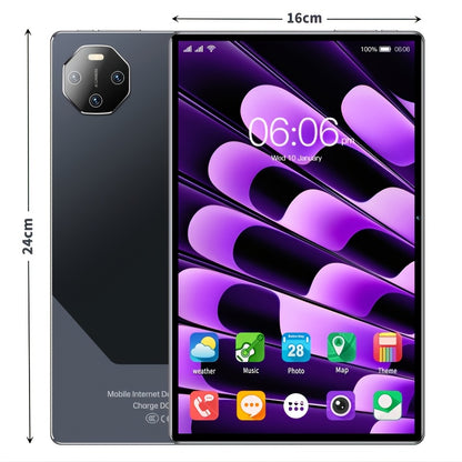 2024 New Q8pad 10.1-inch HD Smart Tablet, 8GB (4GB + 4GB Expandable) RAM + 128GB Storage Space, Dual Cameras 24MP + 32MP, Android 13 System, Supports 2 SIM Cards, TF Card (no Card Included), 5G WiFi, Essential for Office Work