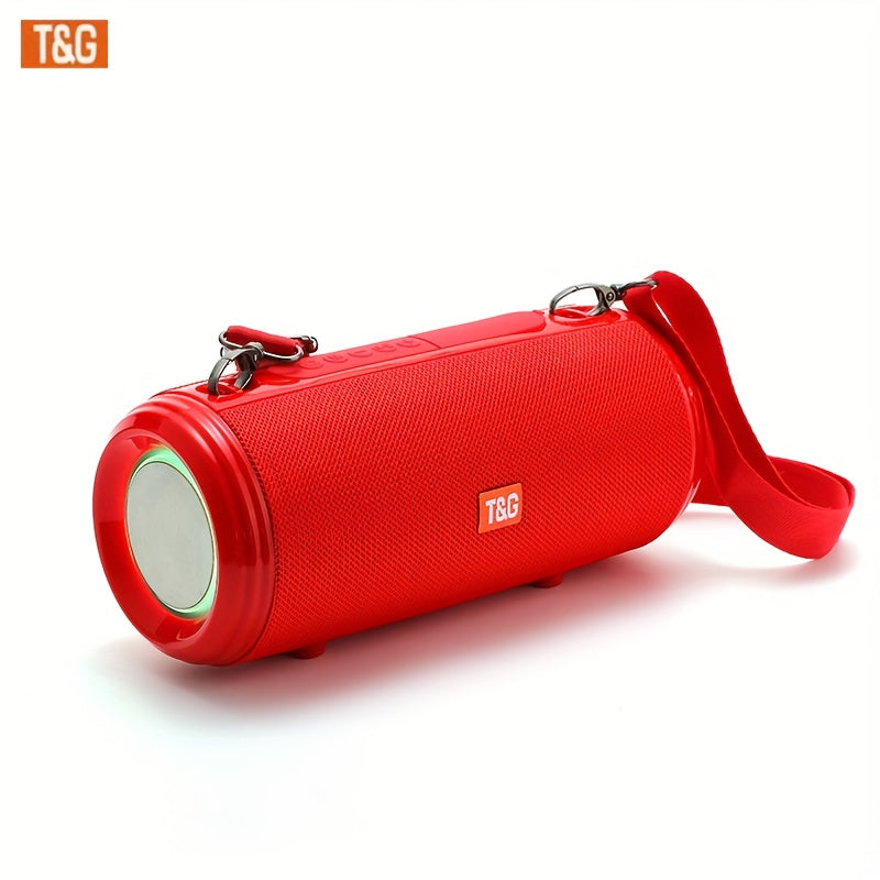 TG537 Portable Wireless Speaker - TWS Technology, Hands-Free Calling, TF Card & USB Playback - Works with Smartphones, Tablets, Tvs, Ideal for Camping, Travel, Mobile Accessories