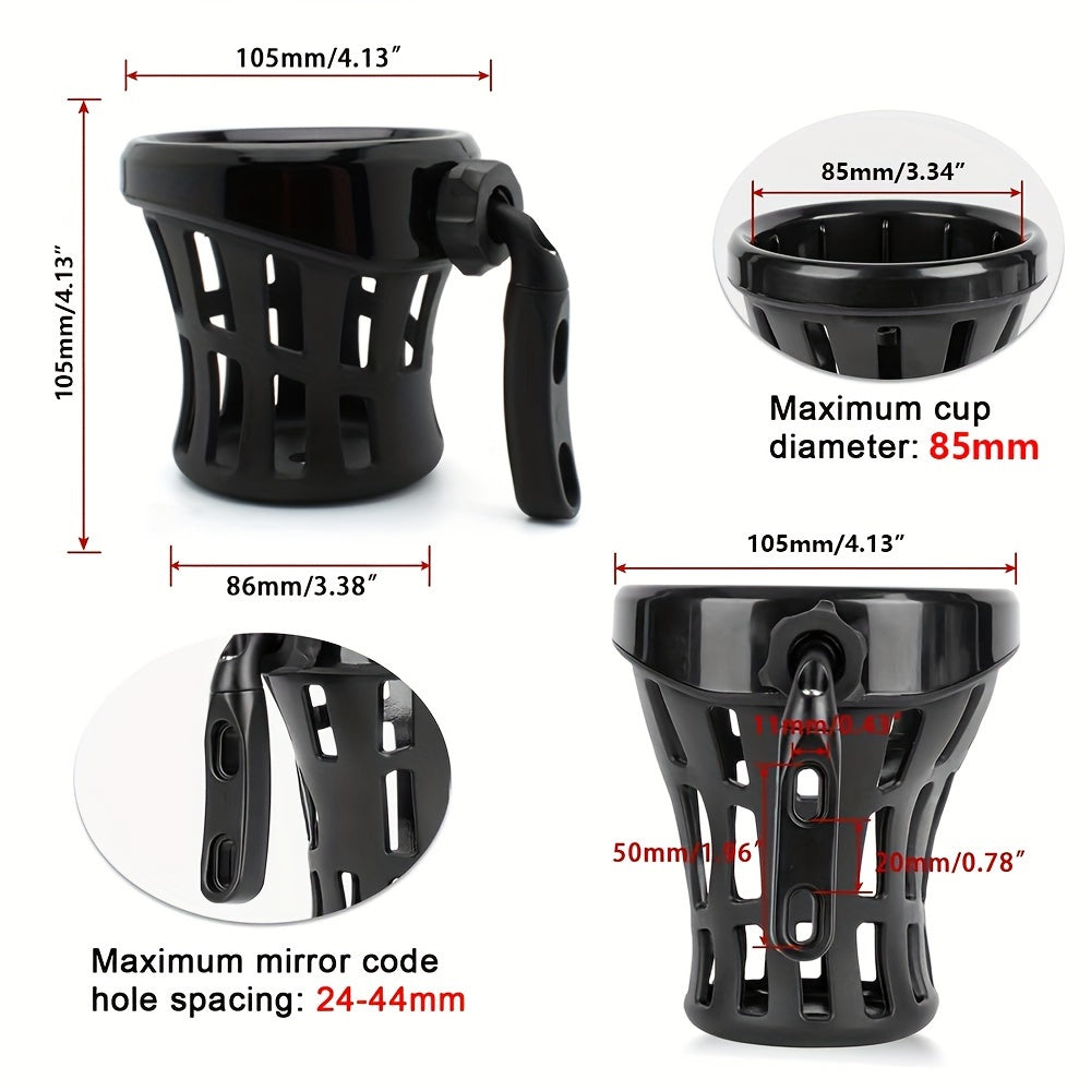 Storage Case for a Motorcycle Drink Bottle, Compatible with Sportster XL, XL883, XL1200, Touring Models, And for HONDA GL1800 Goldwing from 2018 to 2020