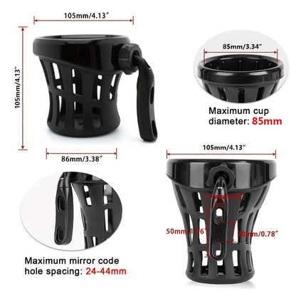 Storage Case for a Motorcycle Drink Bottle, Compatible with Sportster XL, XL883, XL1200, Touring Models, And for HONDA GL1800 Goldwing from 2018 to 2020
