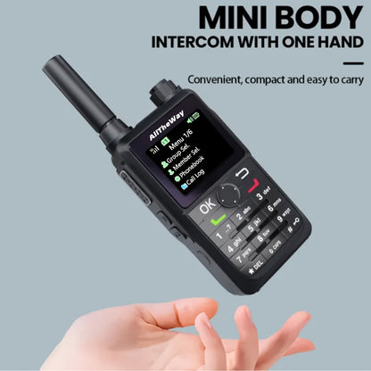2pcs Global Walkie-Talkie Unlimited Range 4G PTT Two-Way Radio Long Range Portable Radio for Home And Work Teams (with SIM Card), Emergency Contact Device, Workplace Coordination Radio, Portable Two-Way Radio, Long Range Ptt