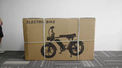 Electric Bike, Dual Battery V8 Max E-Bike - 100km Range & 19mph Speed, 740W Adults Electric Bicycle for City Commuting & Trail Ridin