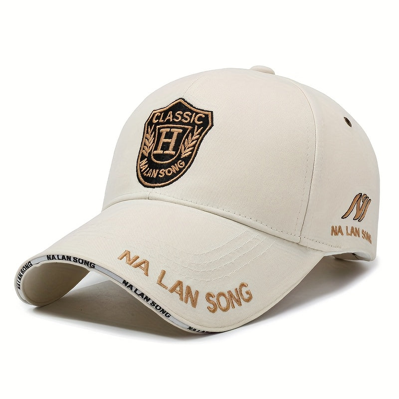 Women's Handmade 3D Embroidered Logo Baseball - Adjustable Snap Closure Sun Hat with Golden/Beige/Navy/Vibrant Color Threads, Lightweight All-Season Outdoor Fishing & Casual, Name/Text Embroidery (Grey/Black)