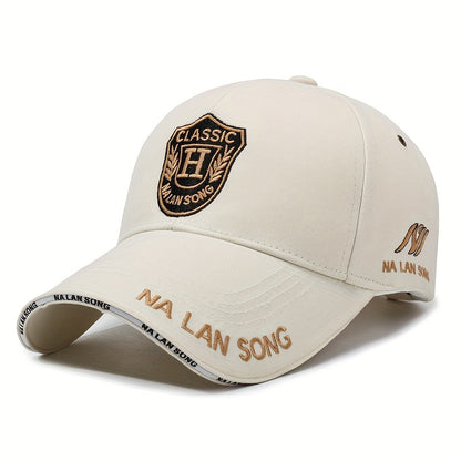 Women's Handmade 3D Embroidered Logo Baseball - Adjustable Snap Closure Sun Hat with Golden/Beige/Navy/Vibrant Color Threads, Lightweight All-Season Outdoor Fishing & Casual, Name/Text Embroidery (Grey/Black)