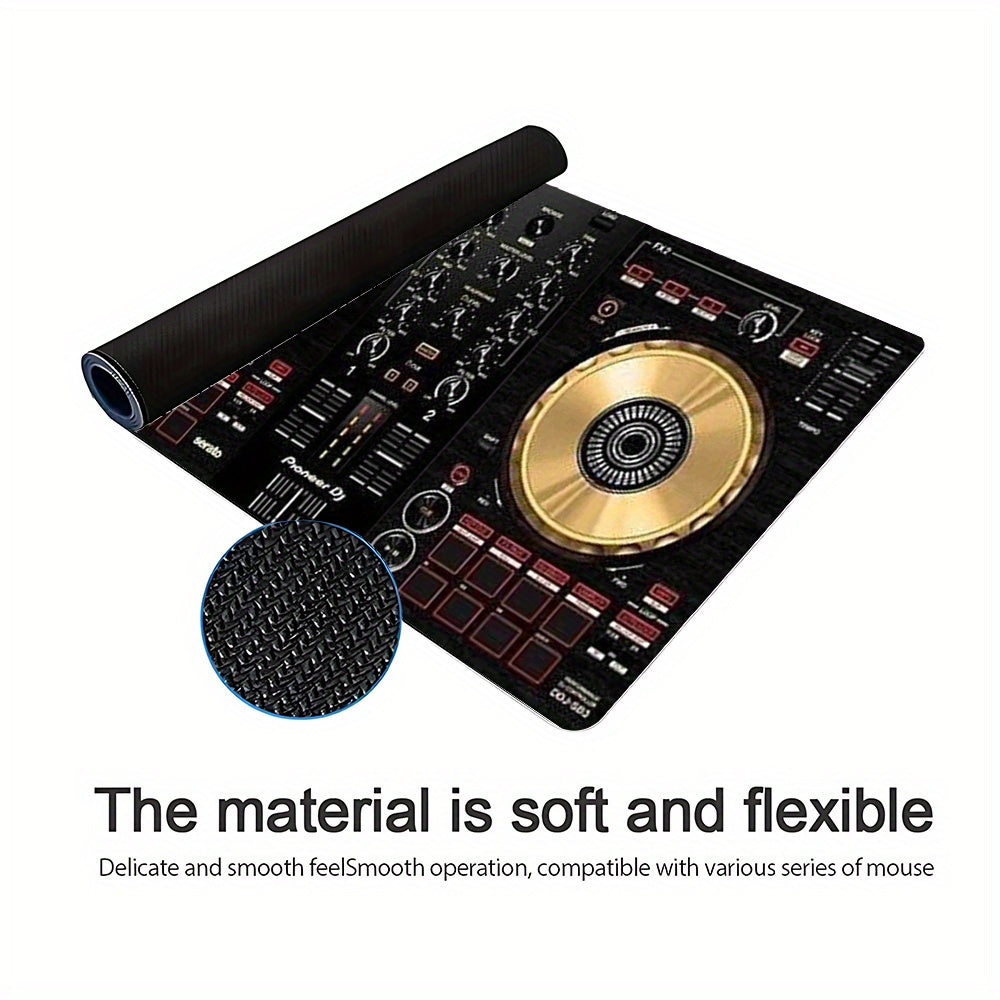 1pc Pioneer DJ DDJ-SB3 DJ Controller Desk Mat | Non-Slip Surface, Durable Polyester & Rubber Base, Compatible with DDJ-SB3, Ideal for Home/Professional Studios, Gaming & Office, Studio Furniture Accessory