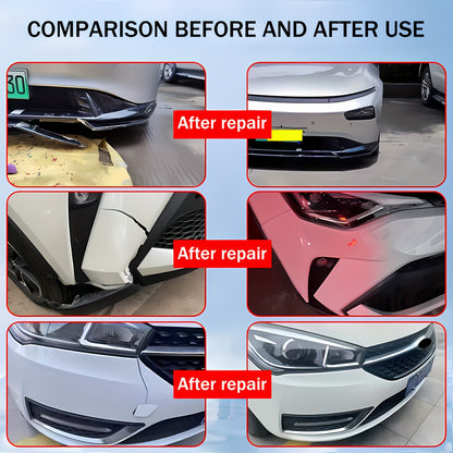 KJM Heavy-Duty Plastic Adhesive Glue Suitable for Car Bumper Repair, Liquid Bonding Agent for Auto Body Parts, Crack Fix & Resin Glue for Plastic Panel Fix, DIY Vehicle Maintenance, Compatible for Bumper, Mirror Base & Panel