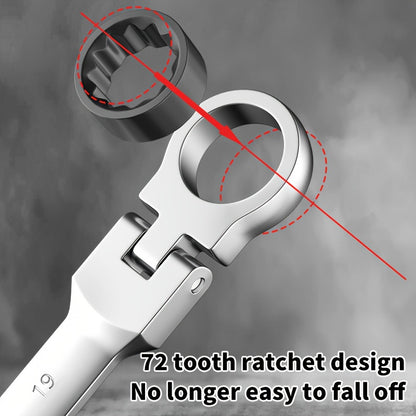 6-14pcs Professional Adjustable Ratchet Wrench Set With Storage Bag -6-24mm Durable CR-V Telescopic Head Socket Wrench Set, Suitable For Automobile, Home And Bicycle Maintenance-compact Heavy Machinery Tools.