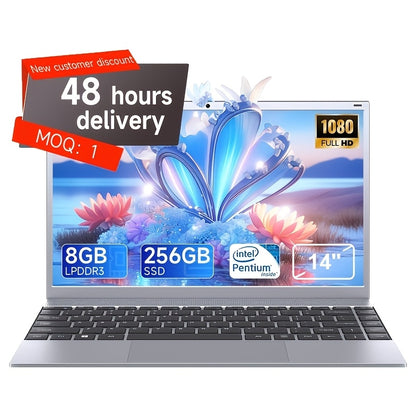 The Newly Released 14-Inch Ultra-Slim Laptop Is Perfect for Business, Gaming, And Office Use, Making It Portable And Lightweight. It Features an Intel Pentium J3710 Processor (Up to 2.64Ghz), 8GB of RAM