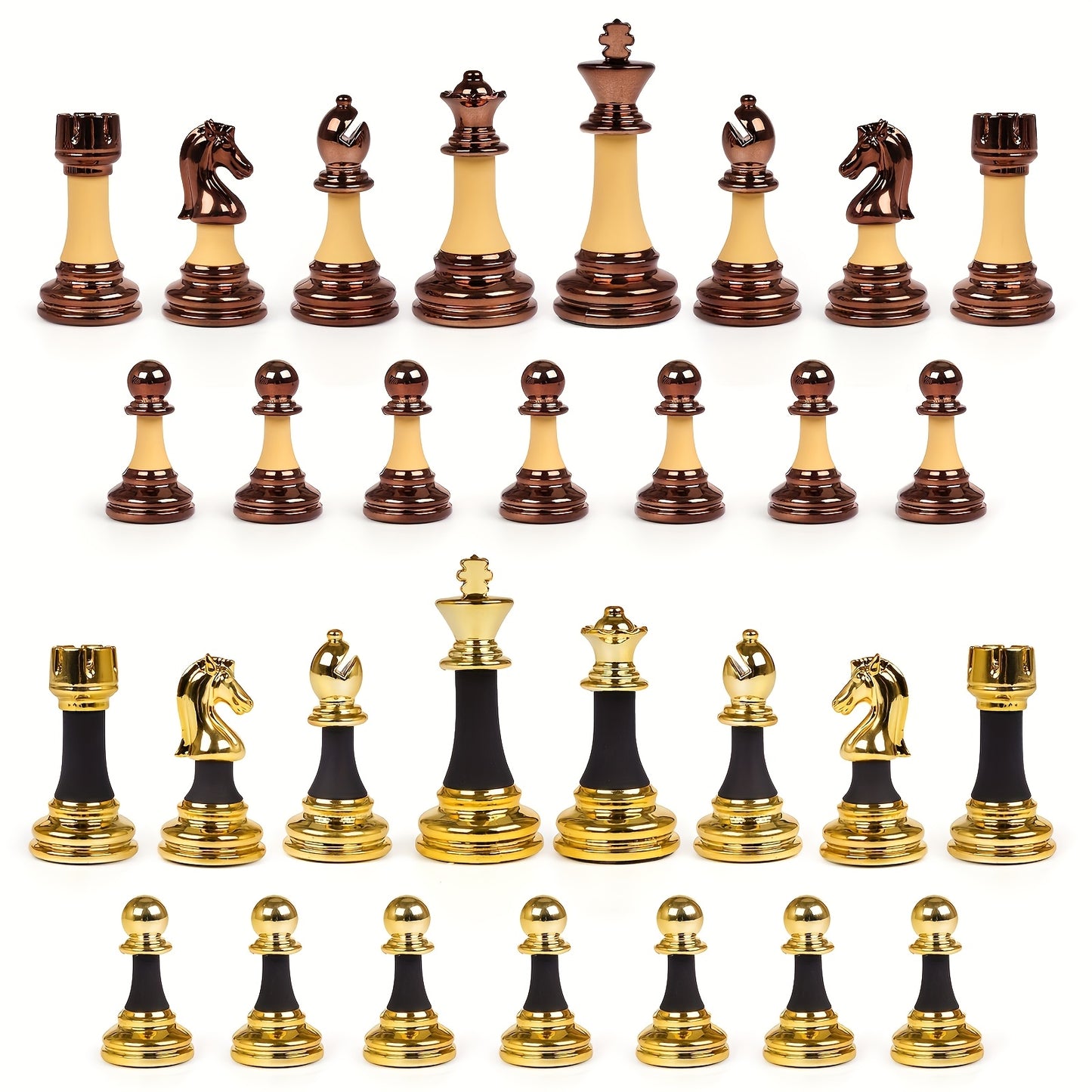 15" Acrylic Chess Sets for Adults with Zinc Alloy + Acrylic Chess Pieces & PortableFolding Wooden Chess Board Travel Tournament Chess Set Strategy Board Game GiftChessmen