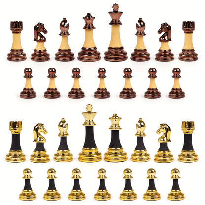 15" Acrylic Chess Sets for Adults with Zinc Alloy + Acrylic Chess Pieces & PortableFolding Wooden Chess Board Travel Tournament Chess Set Strategy Board Game GiftChessmen